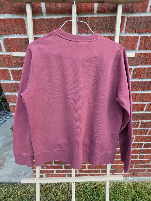 The North Face Heritage Womens Crewneck Sweatshirt Pink Logo Patch Size XL - Image 4