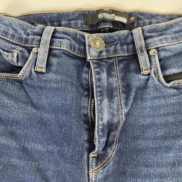 Hudson Barbara Super Skinny Jeans Womens 25 Blue‎ High Rise Medium Wash Denim - Image 2