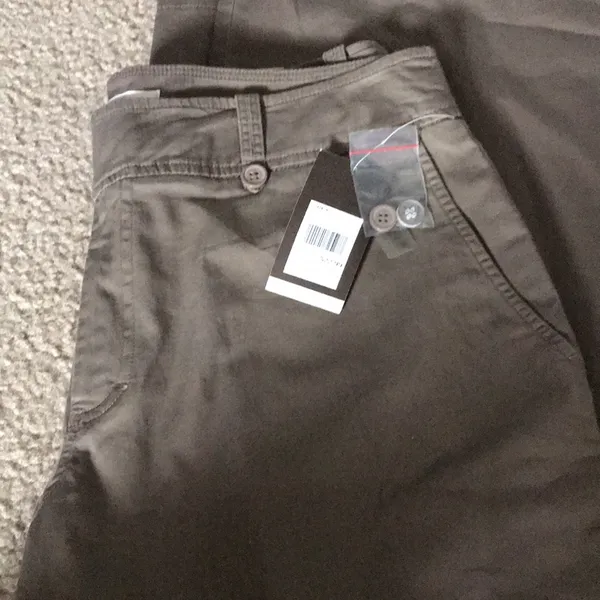 Merona Women Classic Fit Dress Pants Size 8 Brown - Image 2