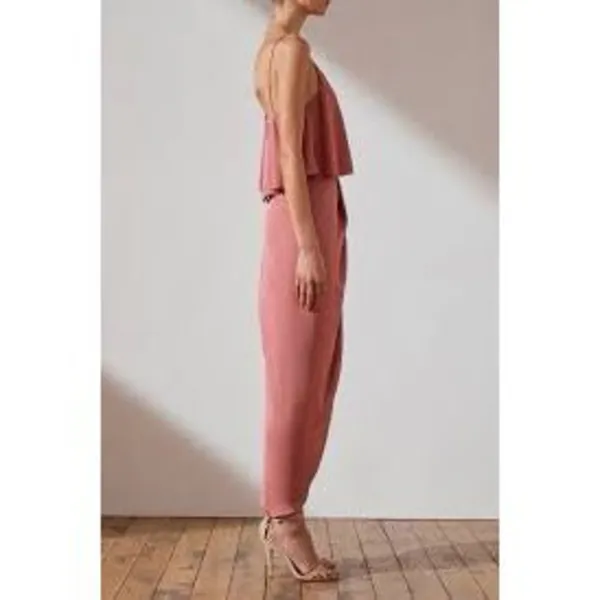 Shona Joy nwot LUXE COCKTAIL FRILL DRESS - ROSE - Image 3