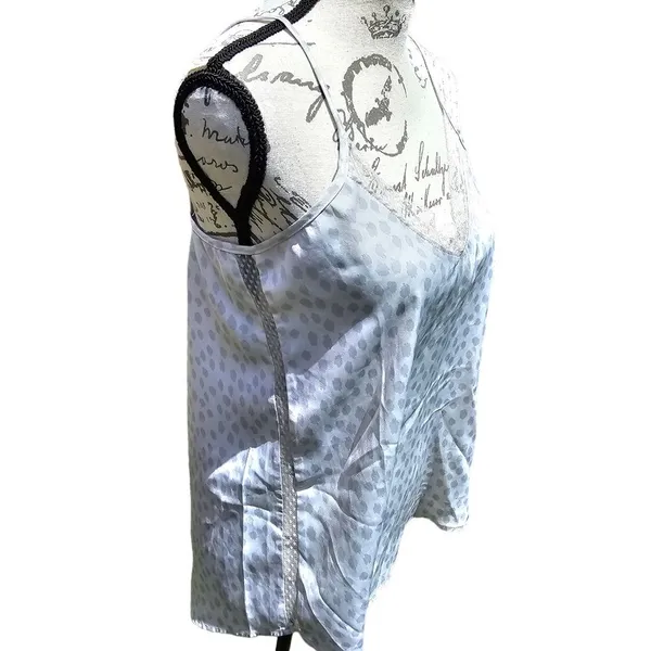 Aerie -1502 Gray Cheetah Print Tie Back Babydoll Camisole Tank Top XS‎ - Image 3