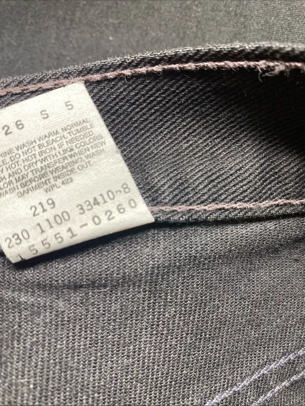 Vintage Y2K Levis 550 Relaxed Fit Tapered Leg JeansWomen 6 Reg S Black High Rise - Image 8