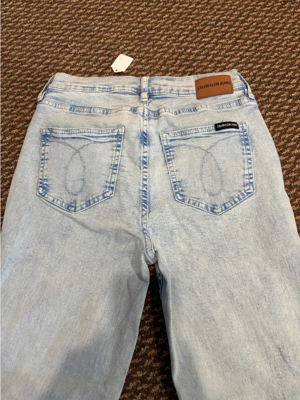 Calvin Klein Light Wash Jeans Skinny - Image 3