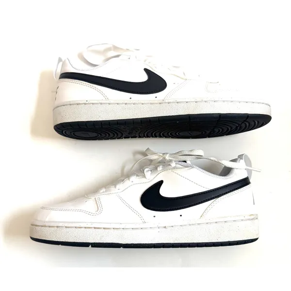 Nike DV5456 Court Borough Low Recraft White Black Kid's Size 6.5/Women's 8 - Image 5