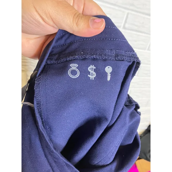 FIGS Technical Collection Scrub Pants Women XS Navy Blue Excellent Straight Leg - Image 8