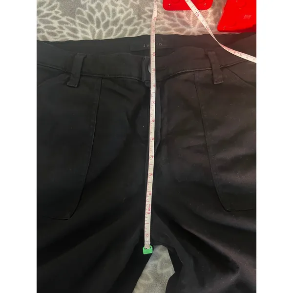 J Brand Black Jogger Pants size 30 Ankle Zip Gorpcore Chic Moto Edgy Streetwear - Image 5