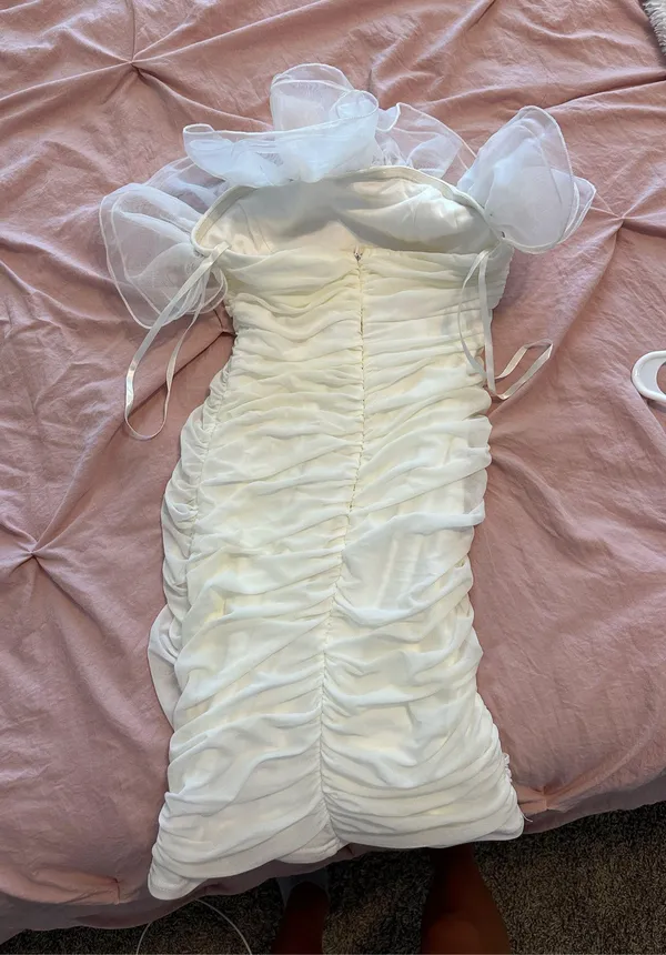 Boutique White mini dress - Image 3