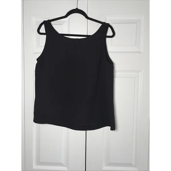 Double D Ranch Ranchwear Womens Large‎ Black Shell Top - Image 3