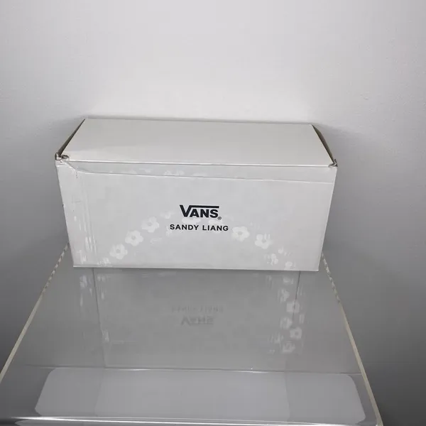 Vans- Sandy Liang Authentic 44 DX Shoes Checkered with Flowers - Image 7