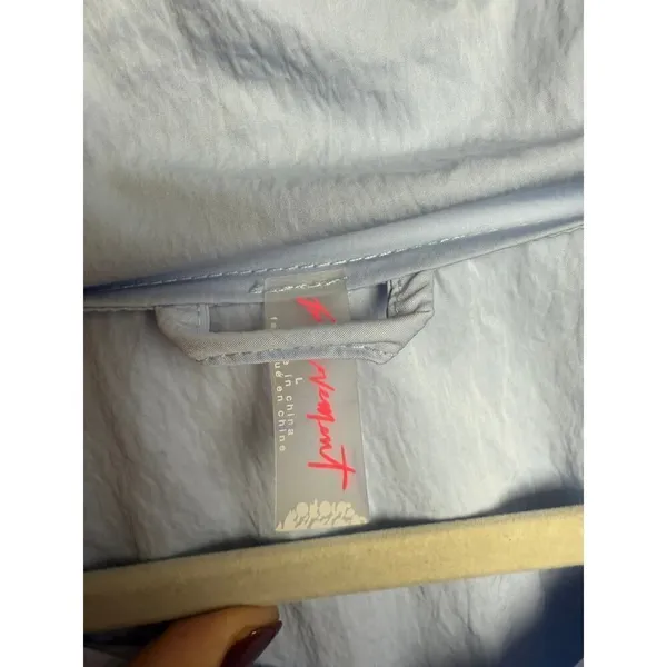 Free People Movement Thanks a Bunch Jacket in Periwinkle Dreams Sz. L - Image 4