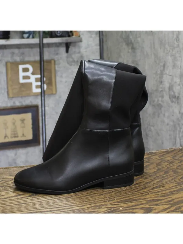 Michael Kors Bromley Flat Riding Boots 40T2BOFBEL Black 5.5M - Image 3