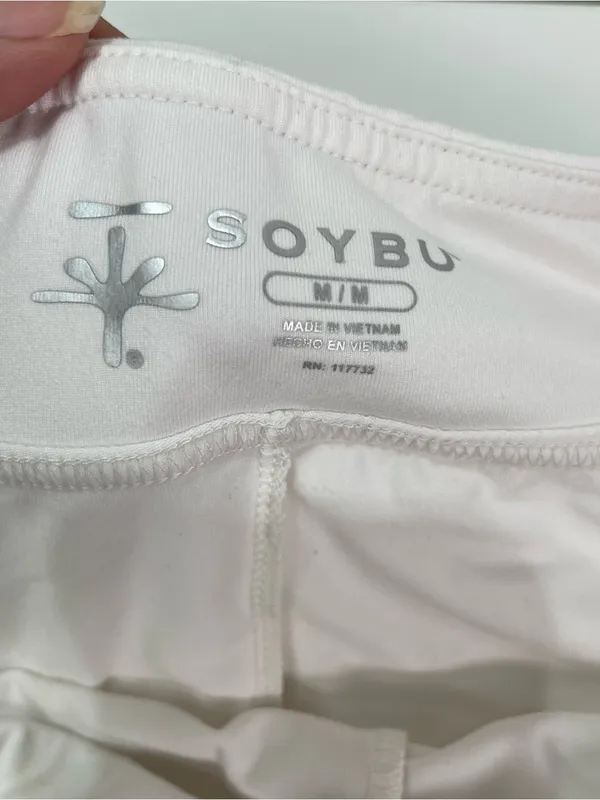Soybu Athletic Skort White Tennis Golf Skirt Casual Women's M - Image 6