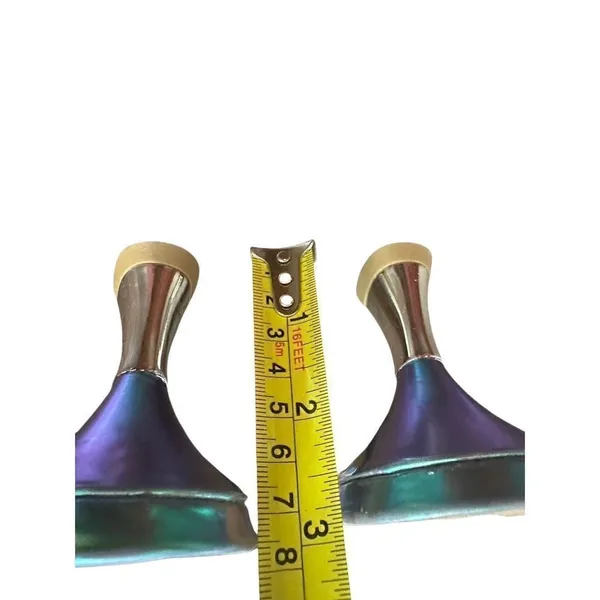 Wittner Luiza Luster Holographic Leather Flared Sandal - Image 7