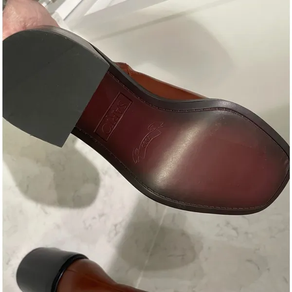 Franco Sarto Paula Stacked Block Heel Bootie –‎ Size 8.5 - Image 10