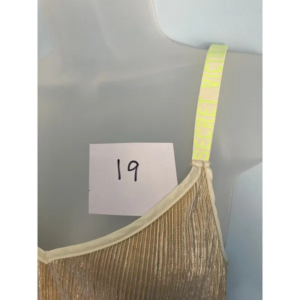 Victoria's Secret Tank Top Gold Small - Image 4