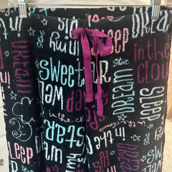Fleece Graffiti Pajama Pants - Image 2