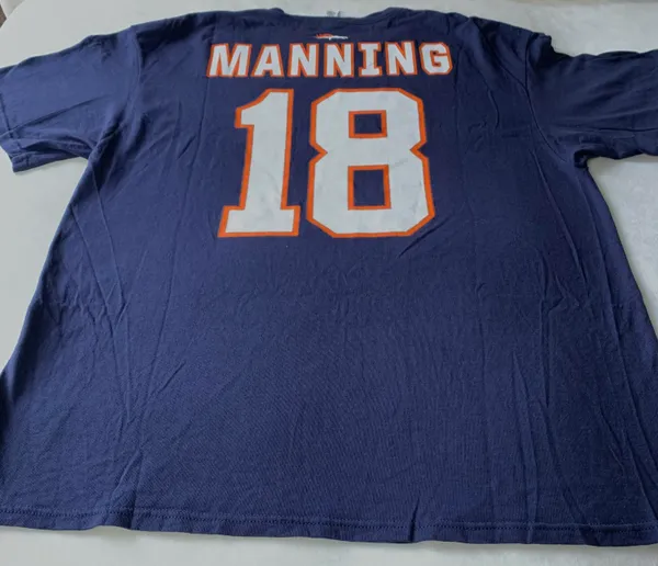 Denver Broncos Manning BLUE T - Image 3