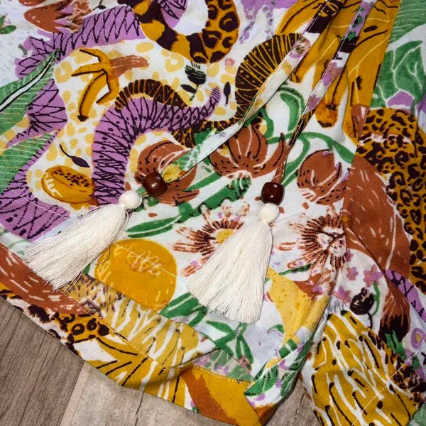 The Destinations multicoloured jungle pajama set Multiple Size XS - Image 4