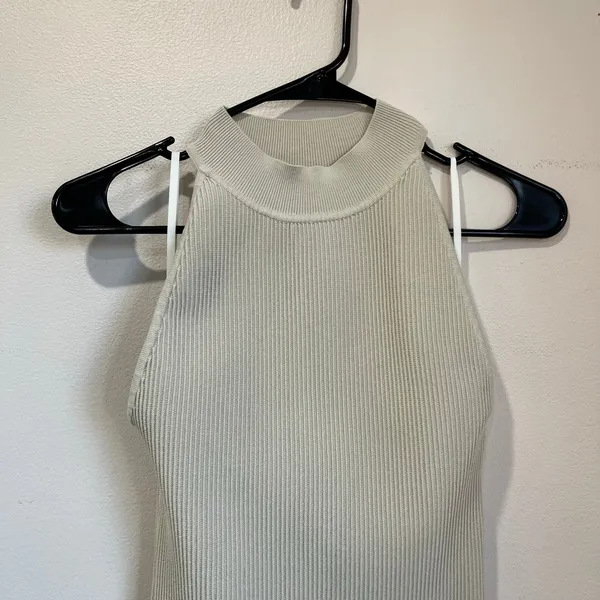 Babaton Aritzia‎ Sculpt Knit Halter Bodycon Mini Dress Womens S - Image 7