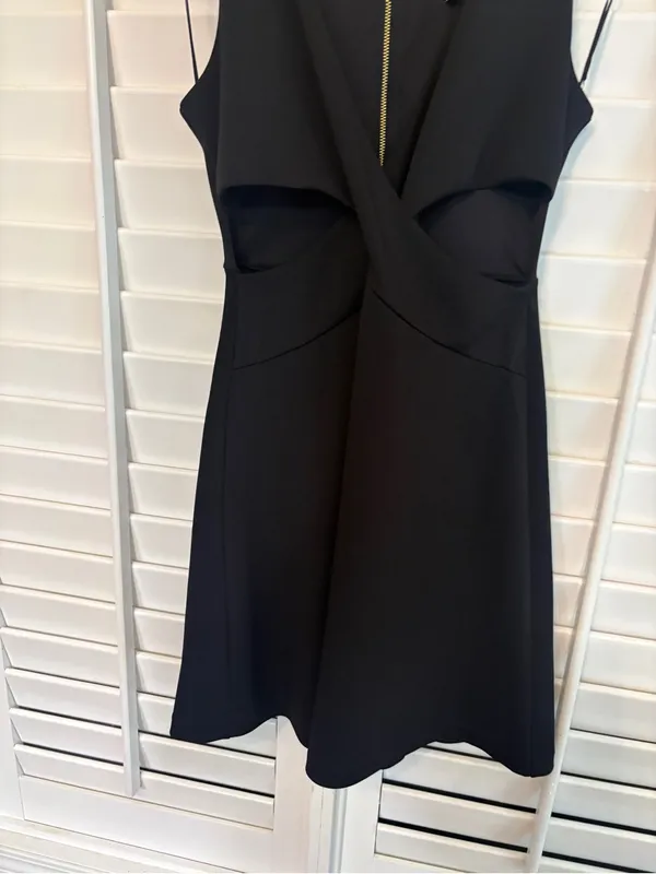 Express Little Black Dress With Cutouts Size 6 - Image 4