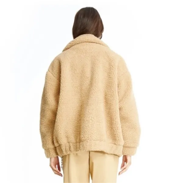 I.AM. GIA‎ Teddy Pixie Teddy Bear tan Coat jacket size M - Image 3