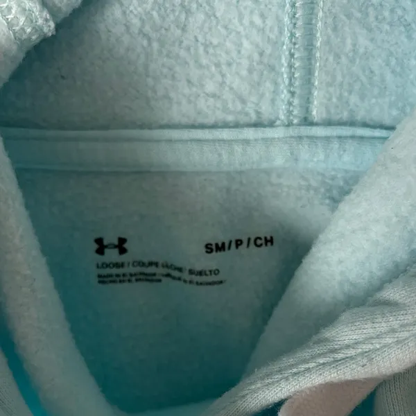Under Armour Sky Blue Hoodie - Image 2