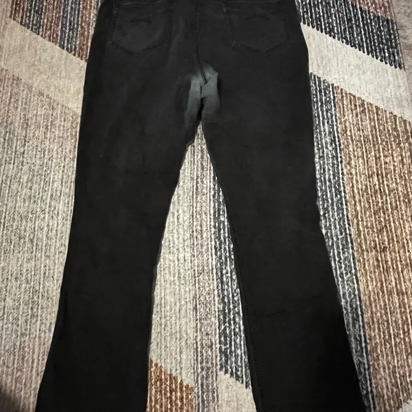 Black Denim Work Pants Size 18 - Image 3