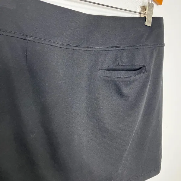 PGA tour black golf skort‎ skirt activewear athletic casual women's size large - Image 5