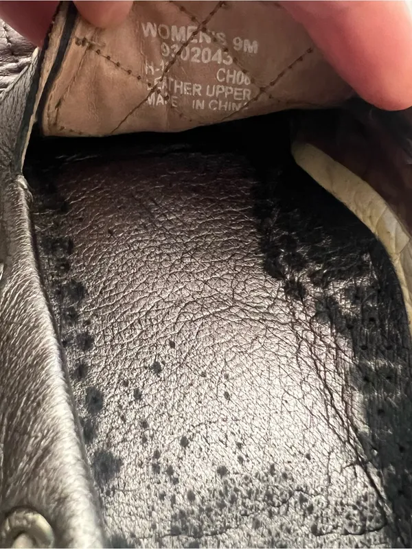 Sperry Metallic Quilted Leather Boat Shoes Size 9 - Image 14