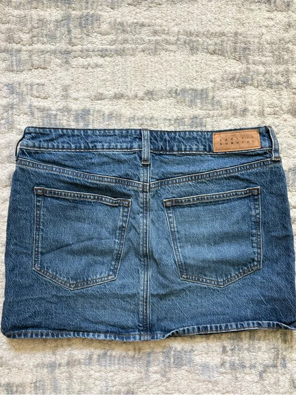 Worn Once PacSun Denim Mini Skirt - Image 2