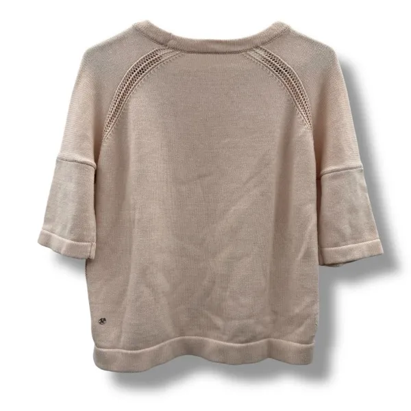 Lululemon Bhakti Reality‎ Short Sleeve Top Women's Large Pink Knit Relaxed Fit - Image 4