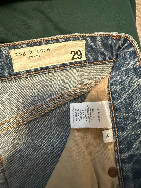 Rag & Bone Jeans High-Rise Alex Straight - Image 2