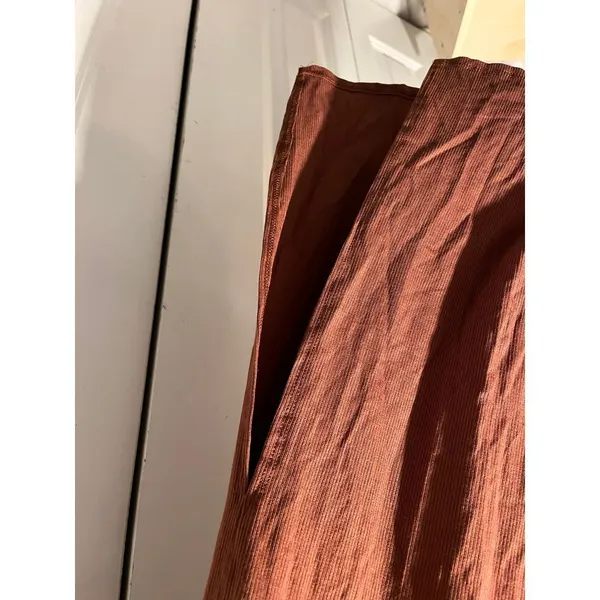 See You Monday Elegant Terracotta Halter Maxi Dress Ribbed Knit‎ Summer Beach Boho Chic F59 - Image 11