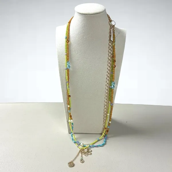 Free People Waikiki Belly Chain NWT Whimsical Charm Charms Beads Body Jewelry - Image 3