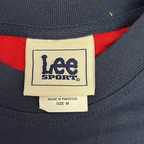 Lee Blue & Red Cleveland Indians Short Sleeve 100% Cotton Women's T-Shirt Size M - Image 9