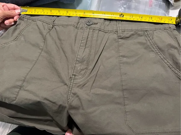 Social Standard by Sanctuary‎ Olive Green Cargo Shorts - Image 8