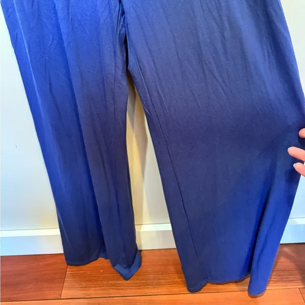 FANTASTIC FAWN blue wide leg jumpsuit‎ sz Small - Image 4