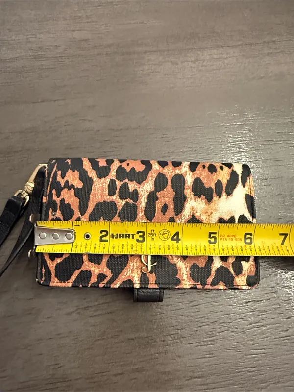 Juicy Couture‎ Leopard Print Wallet Wristlet w/ Phone Pocket Vintage Y2K - Image 11