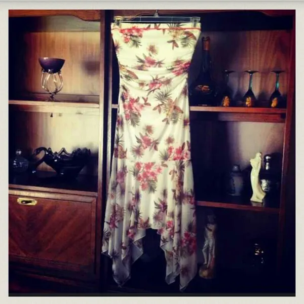 City Triangles Floral Strapless Hi-Lo Dress | Asymmetrical Summer Maxi - Image 8