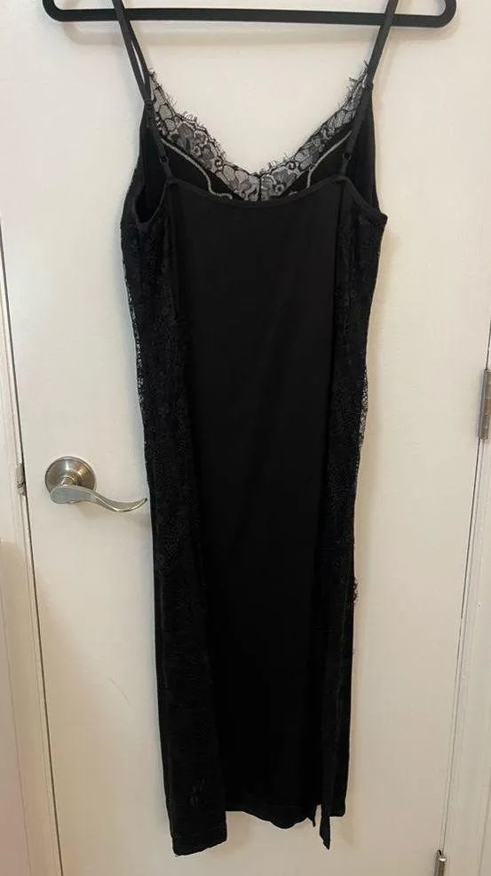 Evil Twin, Black Silk dress, XS - Image 5