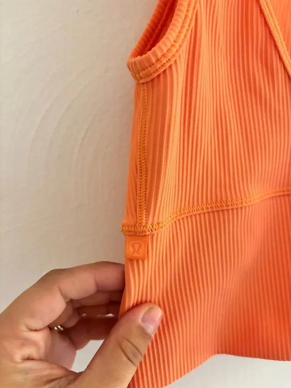Lululemon Ribbed Tank Power Pivot - Image 2