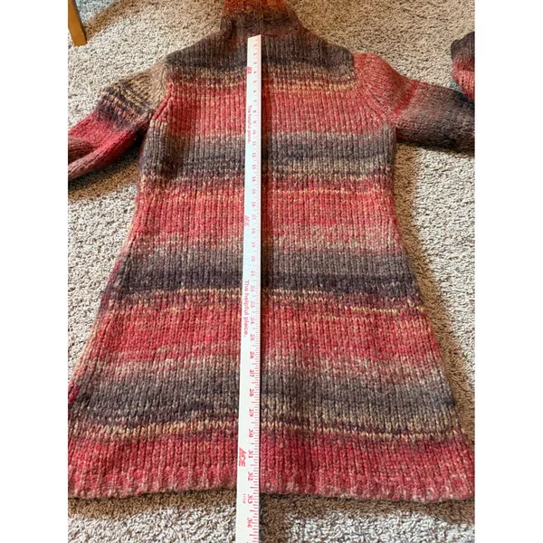 Women's Vintage Jones New York Wool Blend Long Button Up Sweater Y2K 90's Small - Image 6