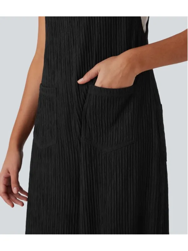 Halara Pockets Casual Overalls Size M - Image 7