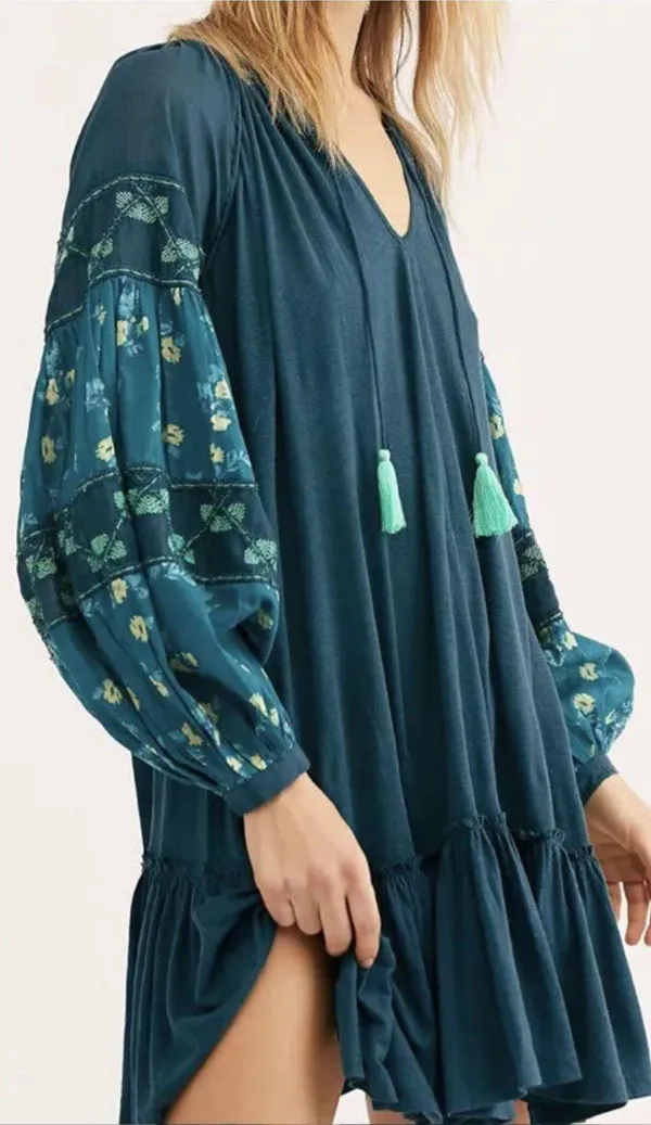 NWT FP Jade Combo Mix It Up Tunic Top / Dress $128 NWT in M; S; XS - Image 5