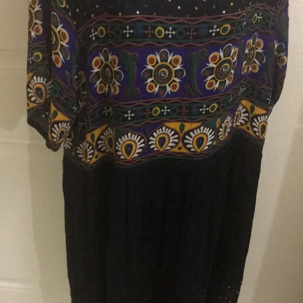 Beautiful Nordic patterned Boohoo s 18 dress - Image 11