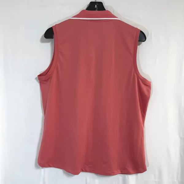 Walter Hagen Performance 11 Johnny Sleeveless Golf Polo Pink Rouge XL NEW - Image 2