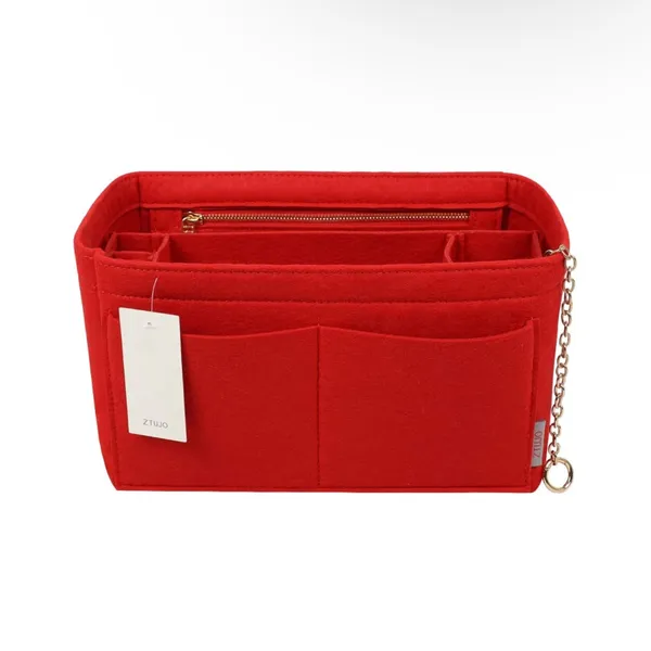 NWT Red Felt Purse Insert - Image 6