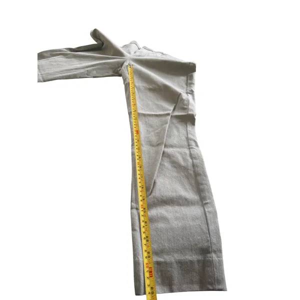 Banana Republic Sloan Curvy Fit Ankle Trouser Womens 6 Gray Stretch Career Pants - Image 9