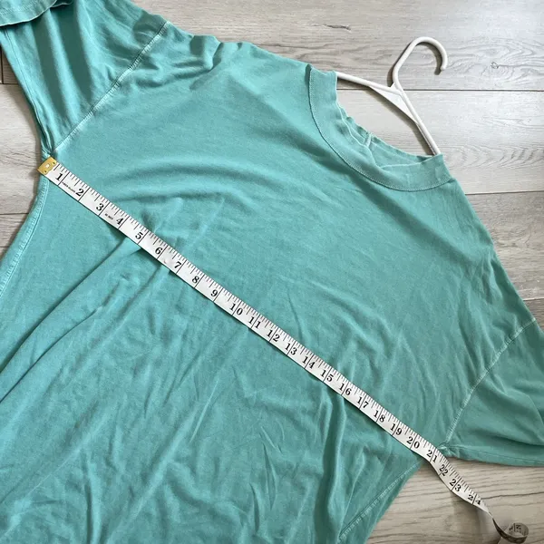 Free People Tshirt cotton oversized long sleeve womens Mint (xsmall) casual boho - Image 4