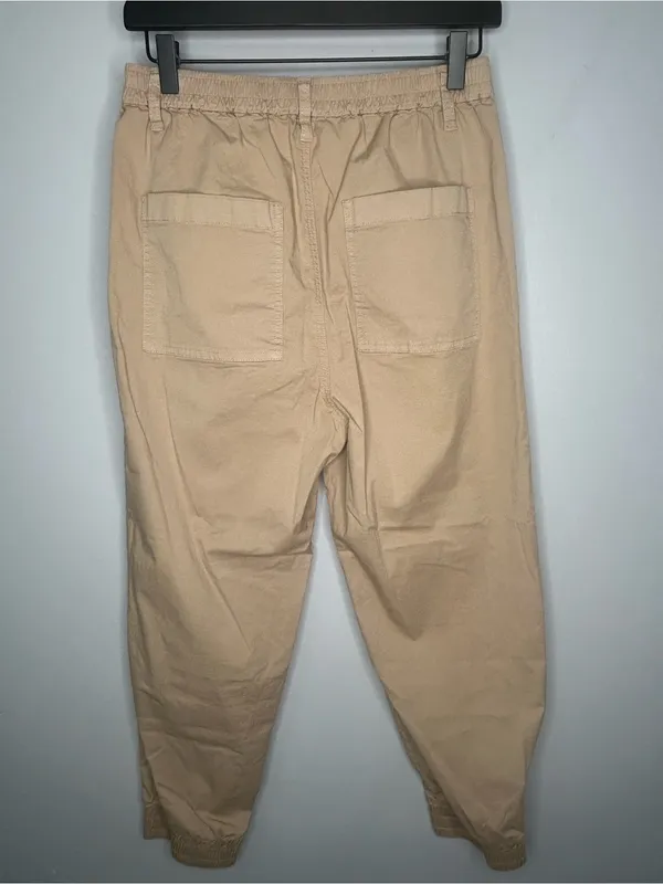 Joie Nelina Tan Cropped Jogger Pants Size 8 - Image 5